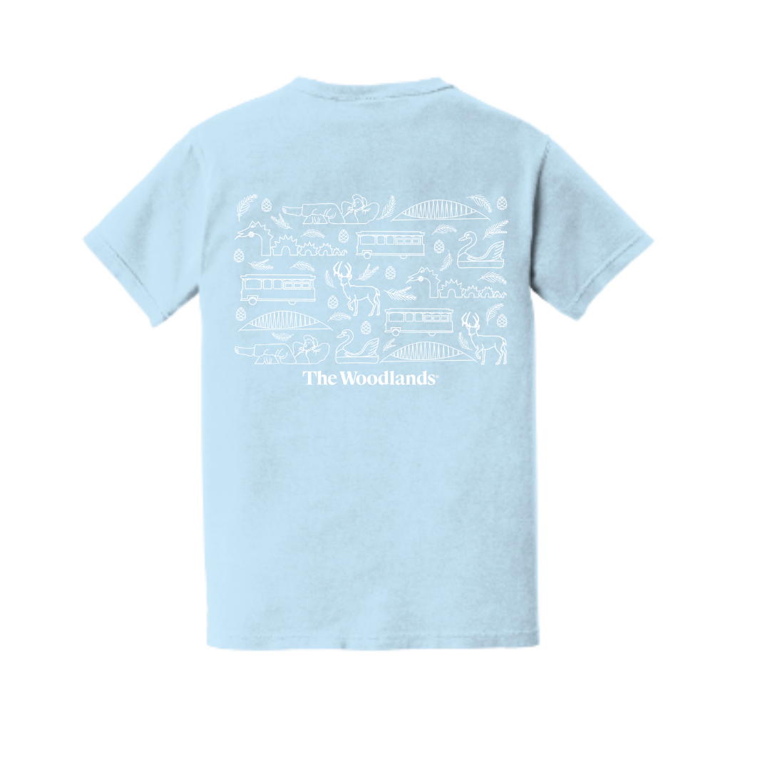 The Woodlands Shortsleeve Pocket Tee