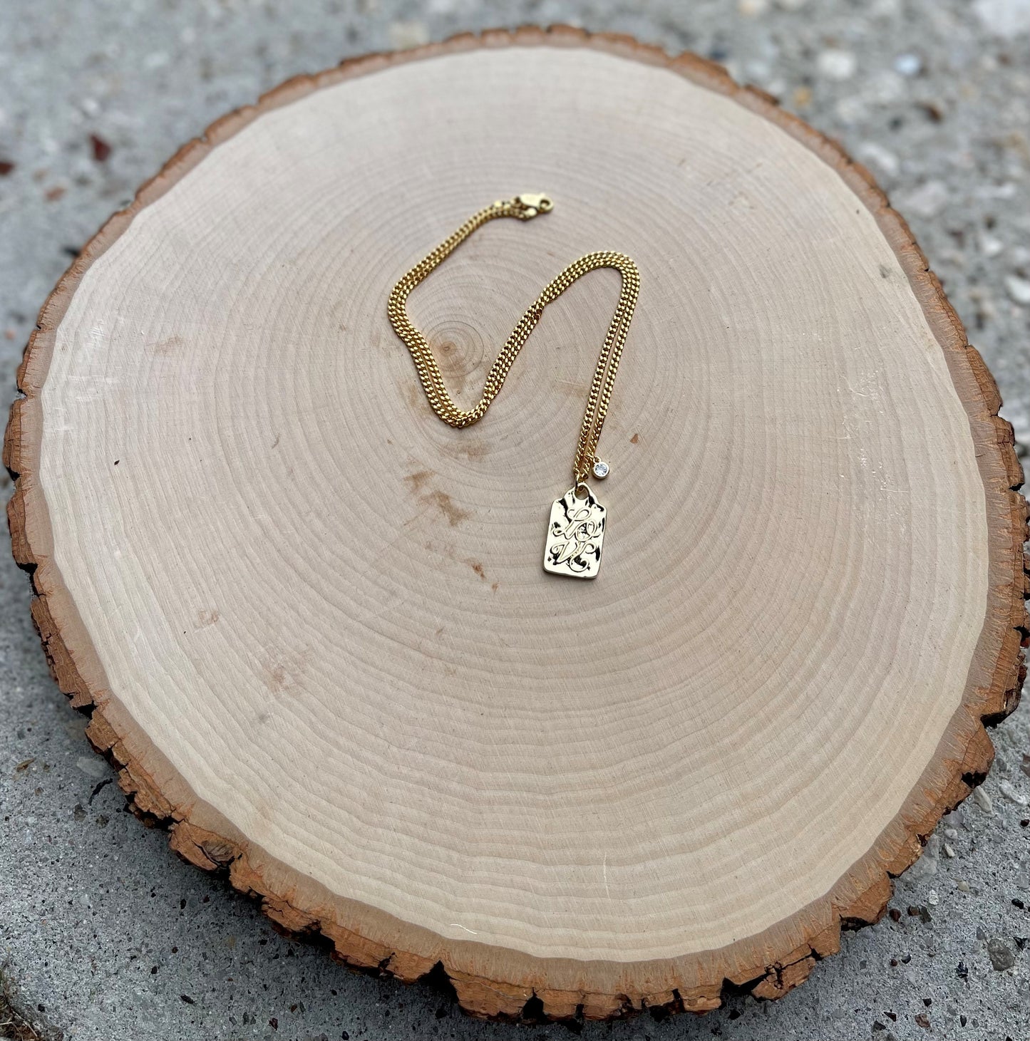 TWTX Gold Necklace