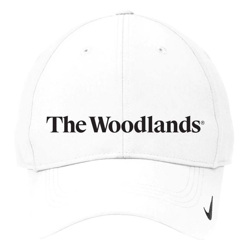 The Woodlands White Nike Hat