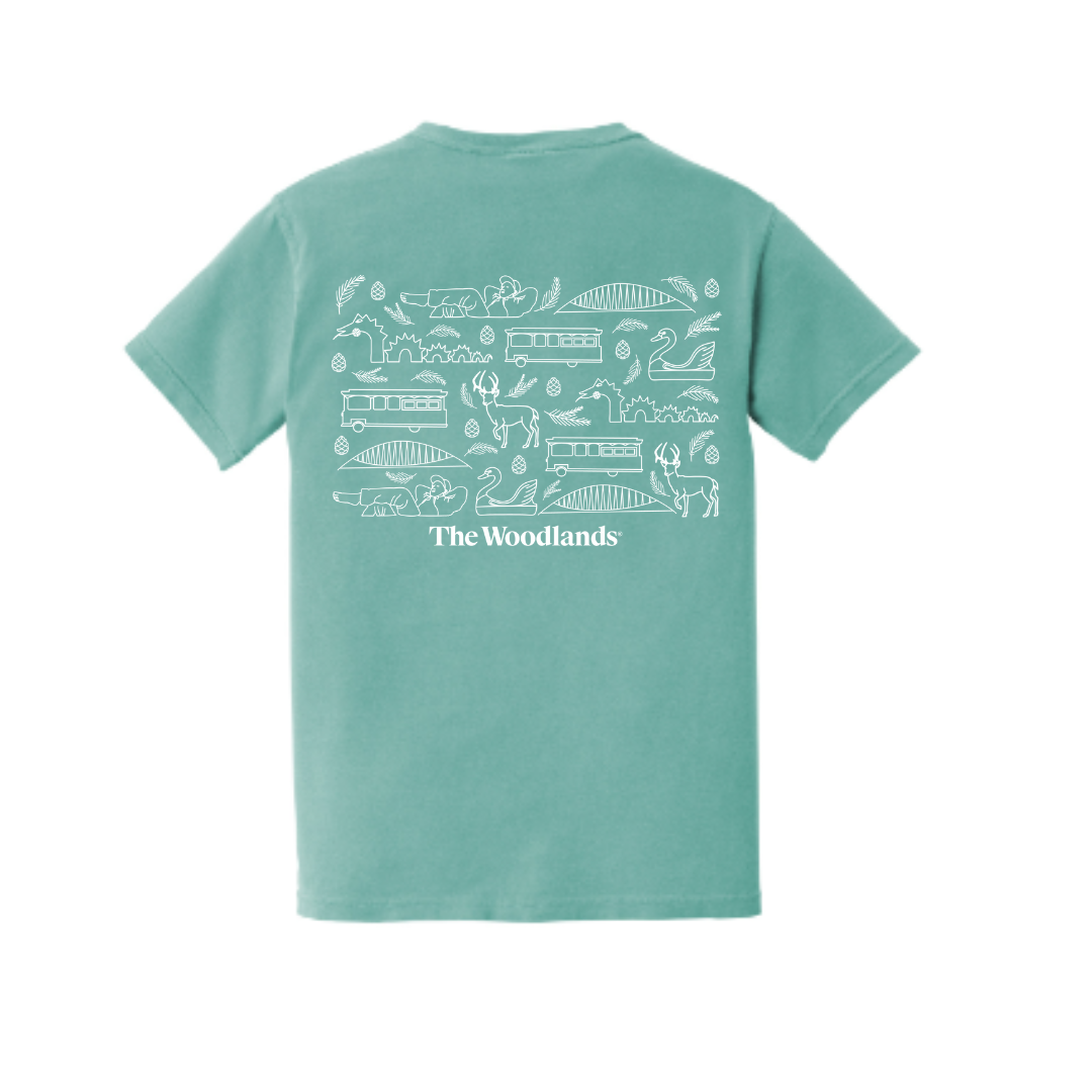 The Woodlands Shortsleeve Pocket Tee